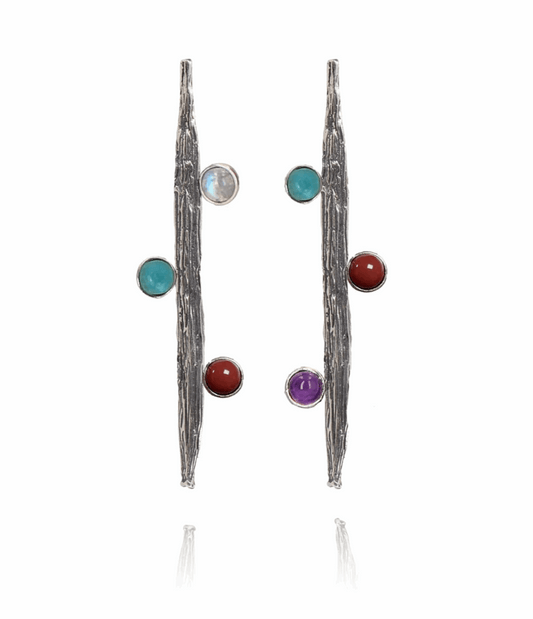 Vanilla Aroma Earrings - Linear Design