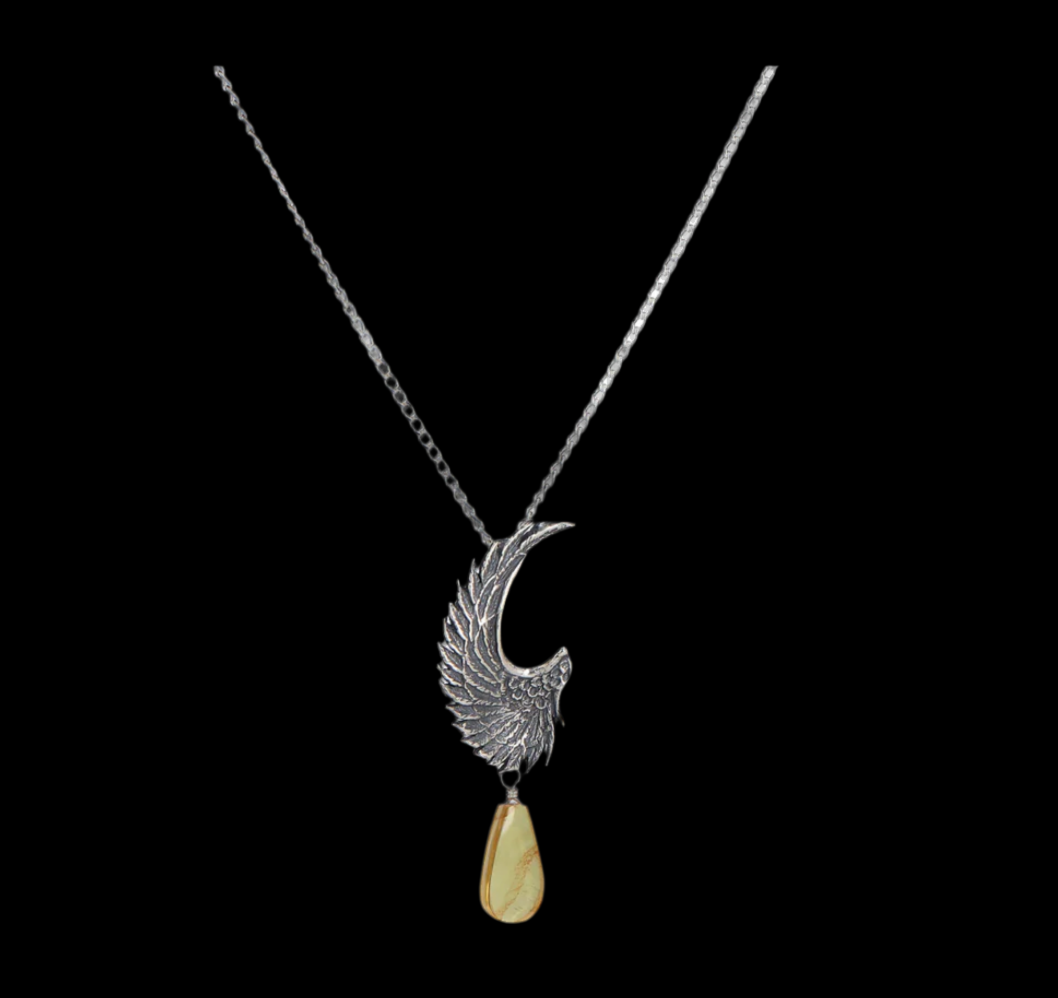 Phoenix Wing necklace - Xhuba Gallery 