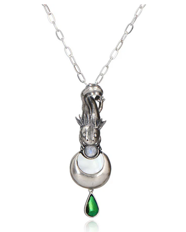 Axolotl Moon Choker - Xhuba Gallery 