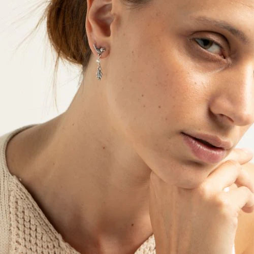 Conguitas Leaf earrings - Xhuba Gallery 