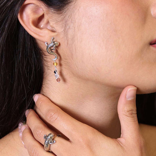 Small Axolotl Earrings