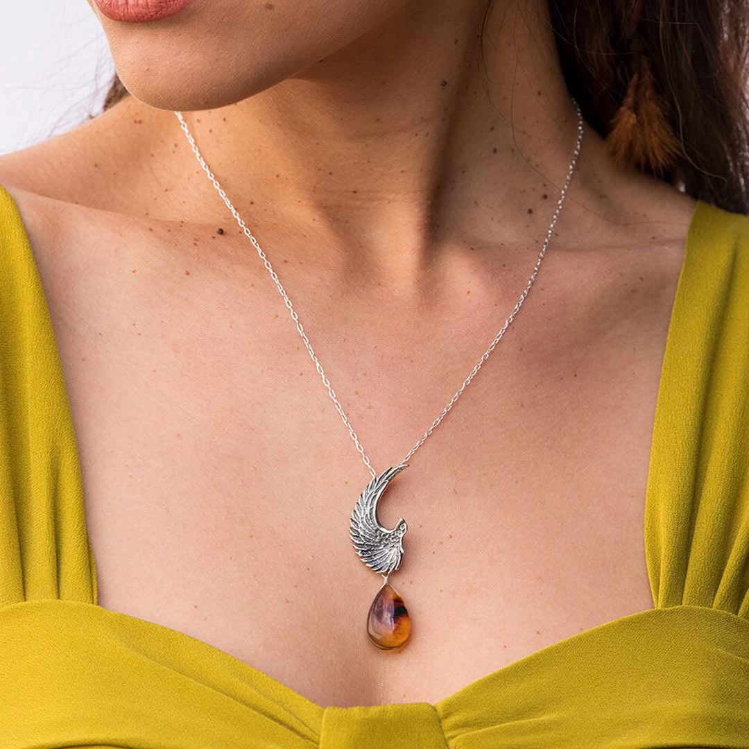 Phoenix Wing necklace - Xhuba Gallery 