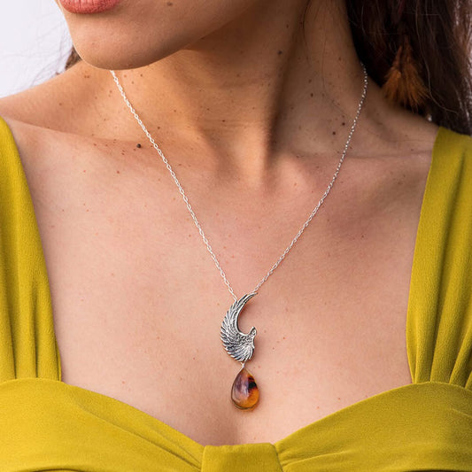 Phoenix Wing necklace - Xhuba Gallery 